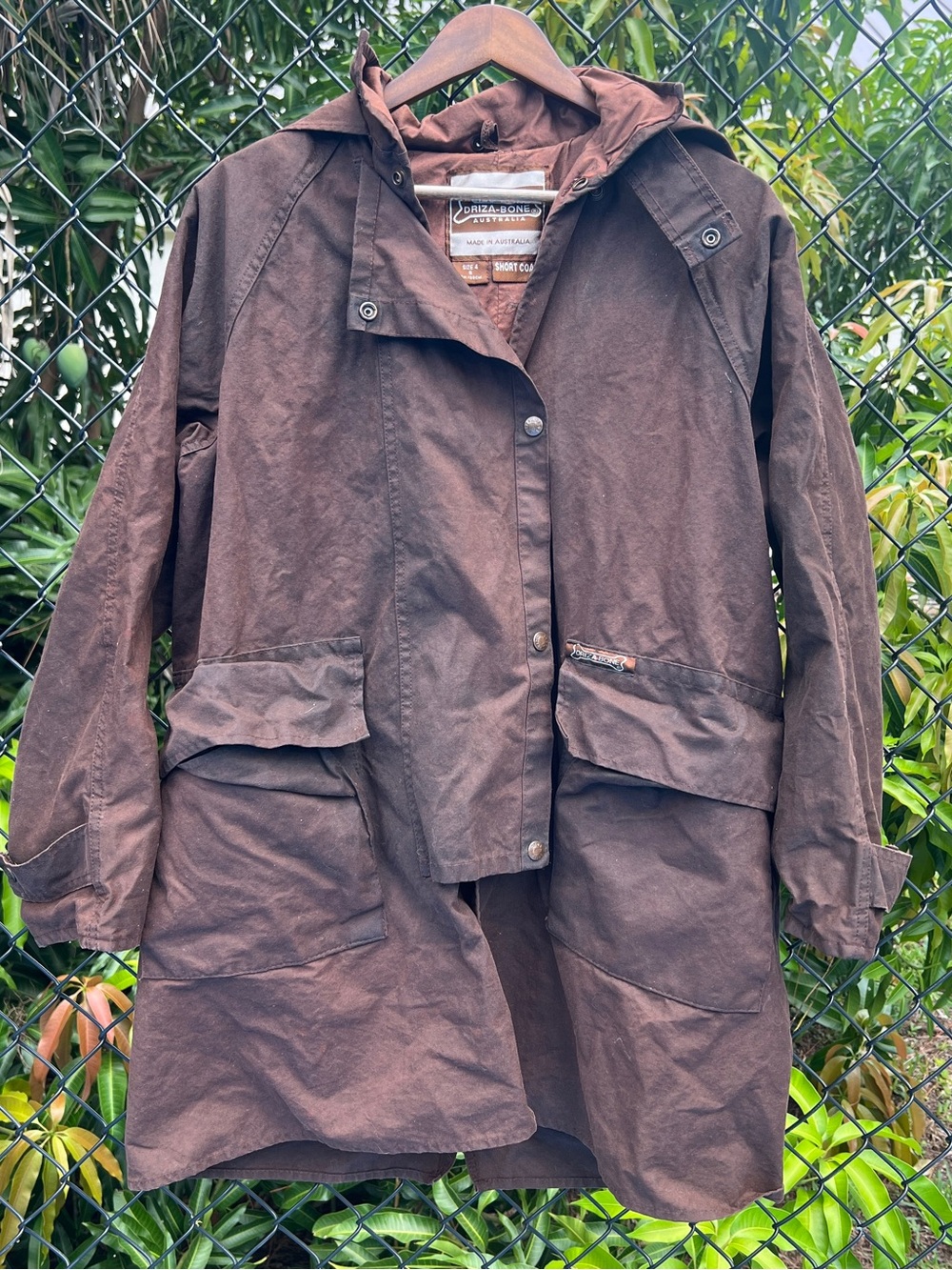 Driza-Bone Short Coat Brown Jacket Size Small / 4